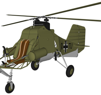 超精细直升机模型 Helicopter (26)